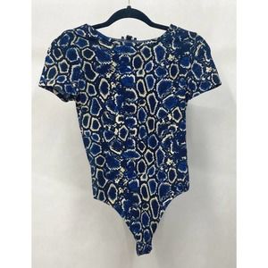 EXPRESS BODYCON SNAKEPRINT BODY SUIT **NEVER WORN**